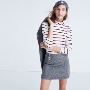 Madewell et Sézane Wool Miniskirt